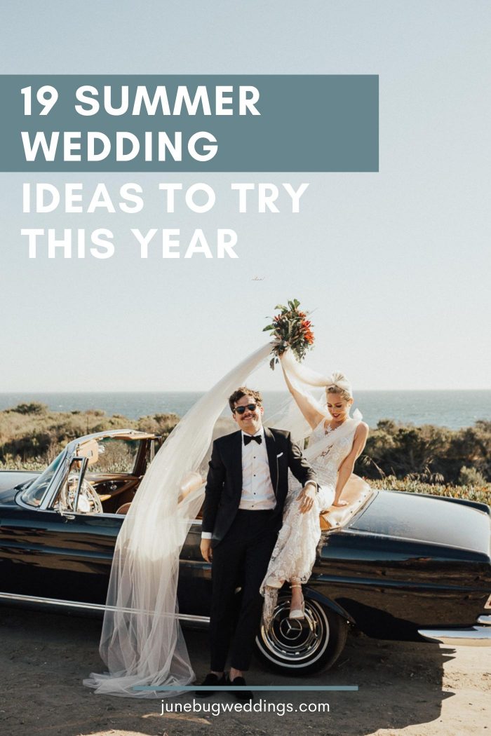 summer wedding idea graphic
